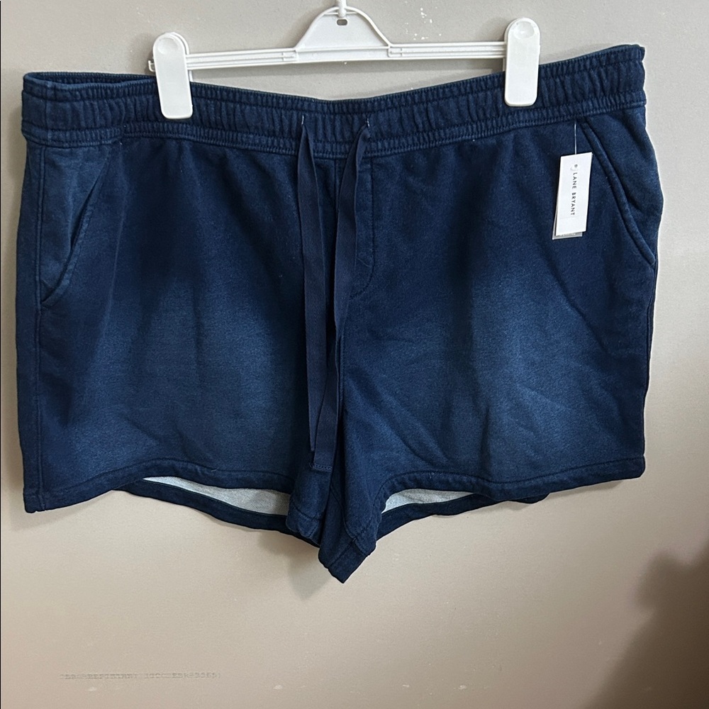 NWT Lane Bryant Dark Blue Athletic Shorts